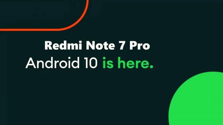 update redmi note 7 pro to android 10