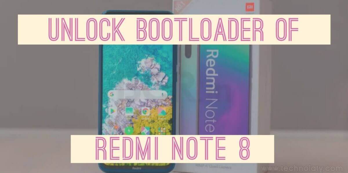 guide to unlock redmi note 8 bootloader