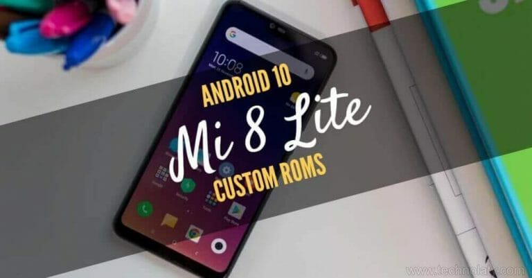 Android 10 ROM For Mi 8 Lite
