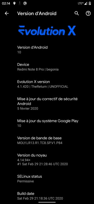 Redmi Note 8 Pro custom ROM