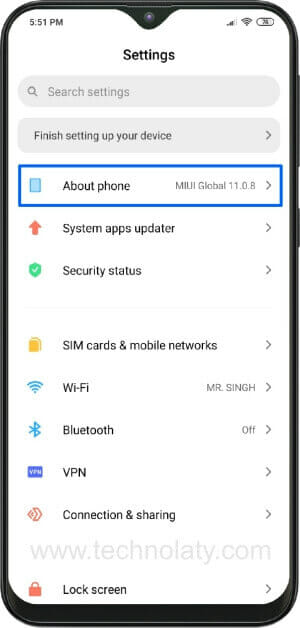 Enable Developers Mode In Xiaomi Device