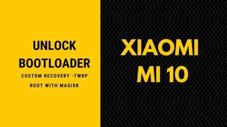 Xiaomi Mi 10 Unlock Bootloader