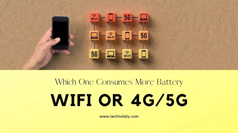 Which consumes battery more wifi, 4g or 5g