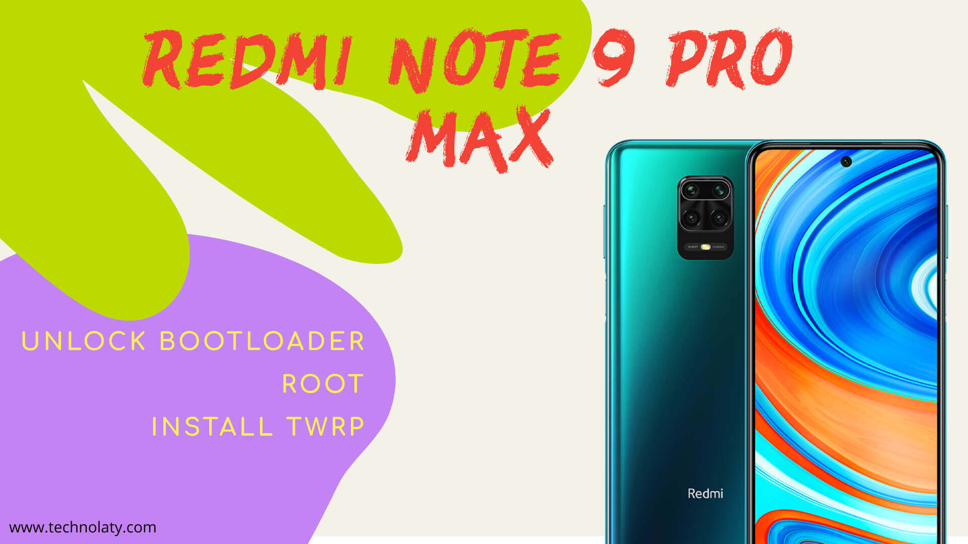 Unlock Redmi Note 9 Pro Max Bootloader