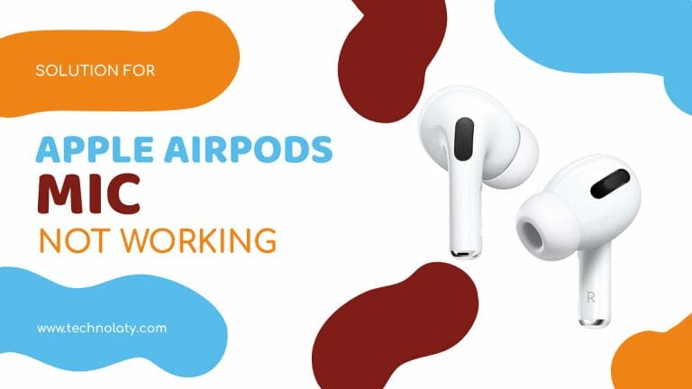 Solution To Apple Airpods Mic Not Working