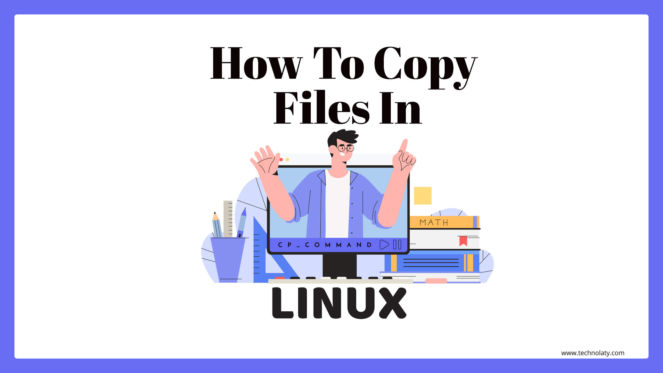 Command to copy files in Linux