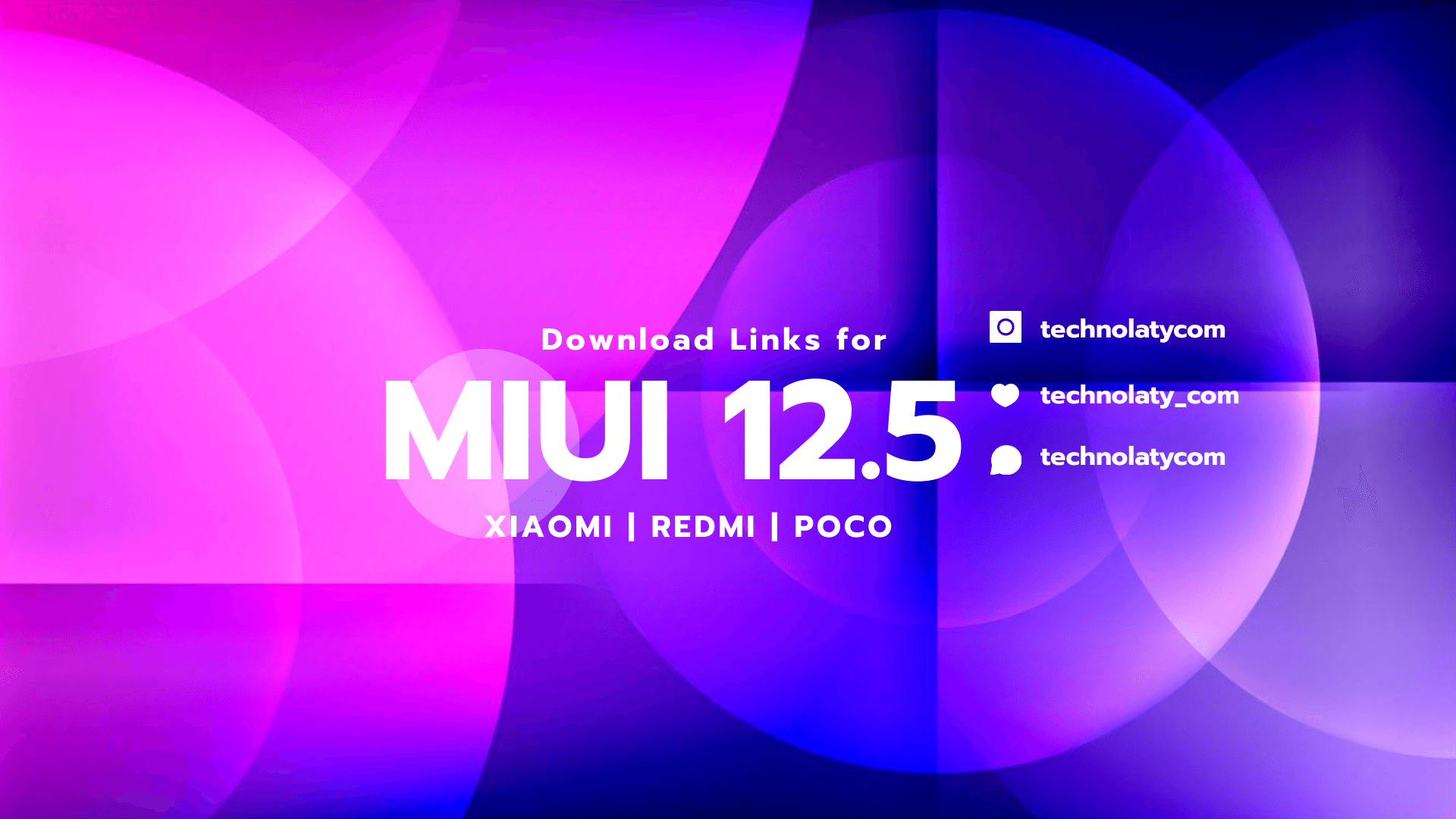 Download Links For MIUI 12.5